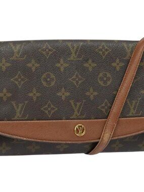 Authentic LOUIS VUITTON Monogram Bordeaux 24 Shoulder Bag M51798 LV